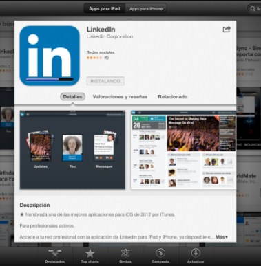 puedes iniciar sesión en LinkedIn desde un móvil