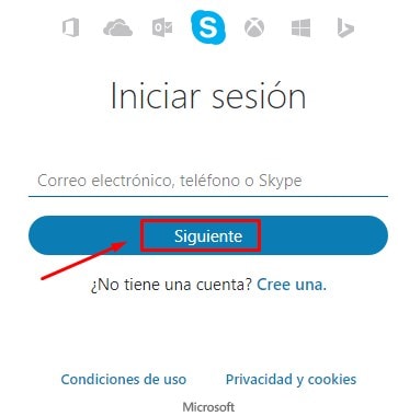 iniciar sesión en Skype es sencillo
