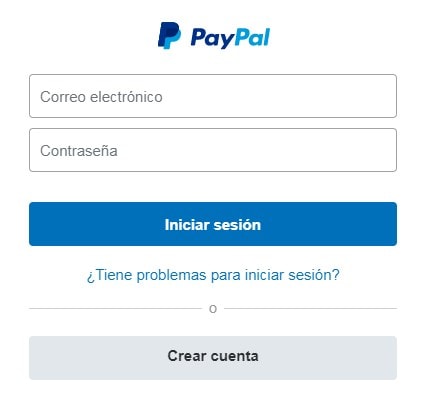iniciar sesión PayPal en 3 pasos